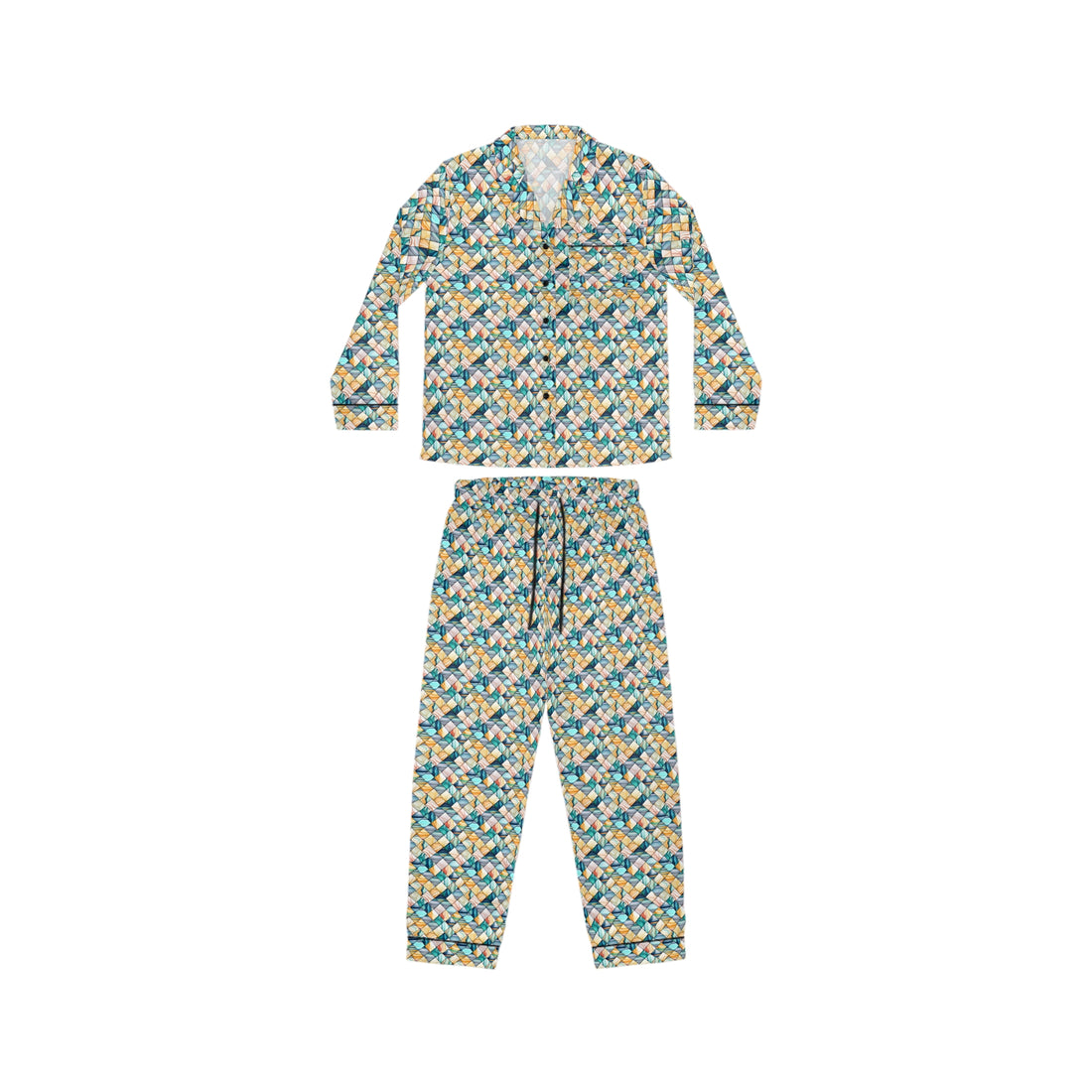 Dreamweaver Women's Luxury Satin Pajamas (AOP)