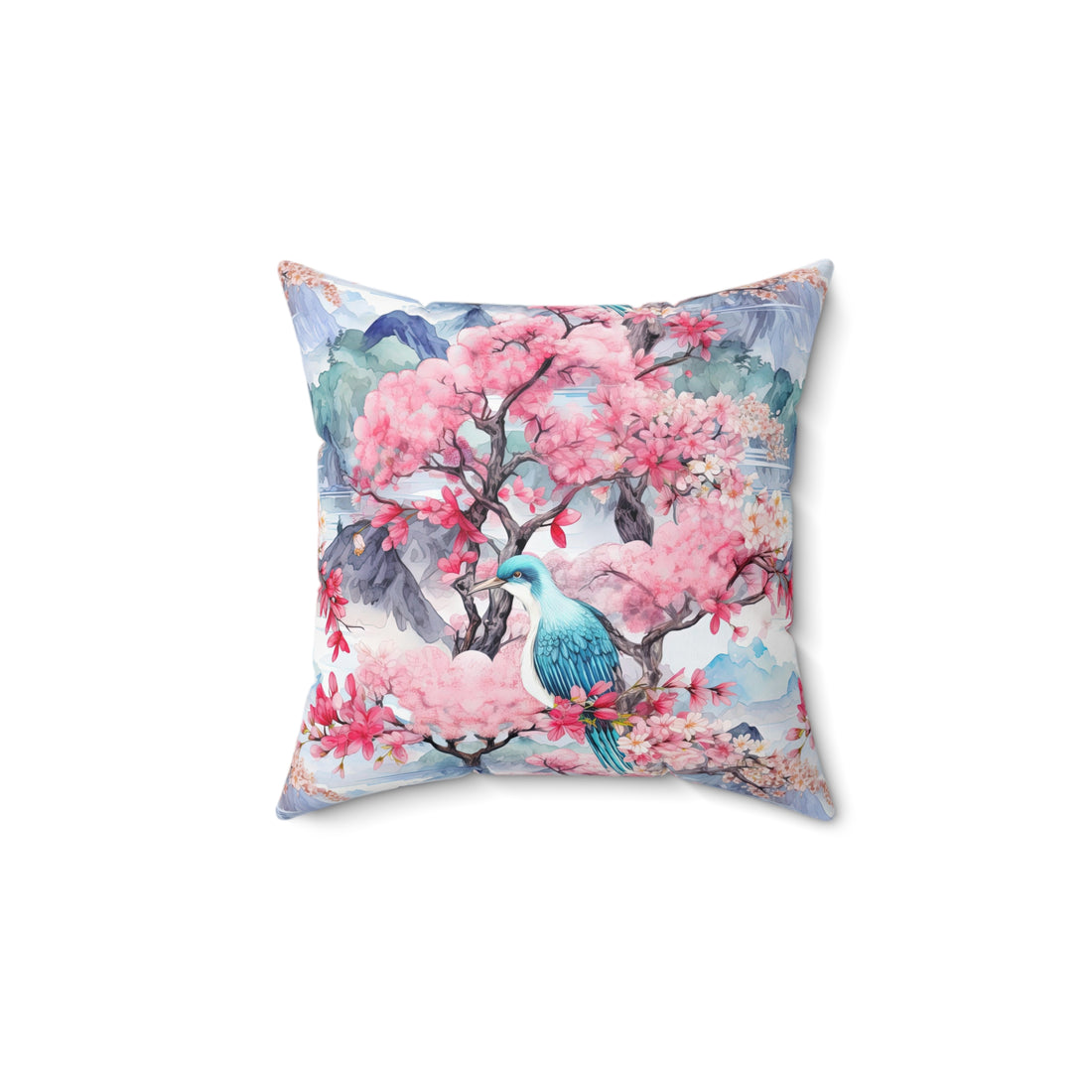 Perching Pretty Spun Polyester Square Pillow