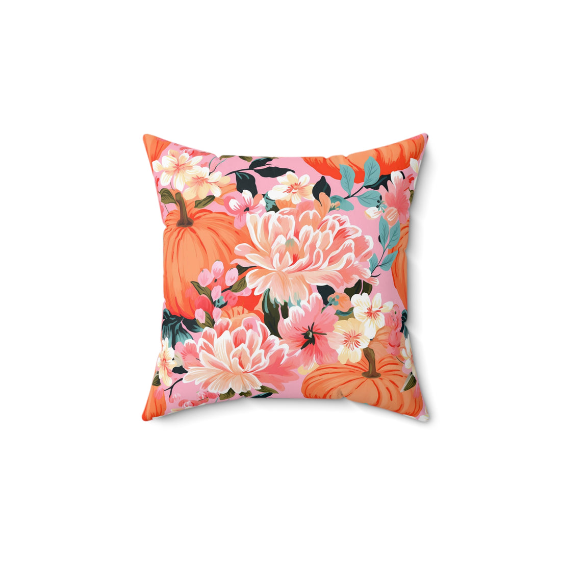 Blushing Fall Spun Polyester Square Pillow