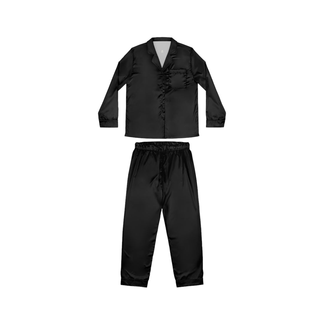 Black Women's Satin Pajamas