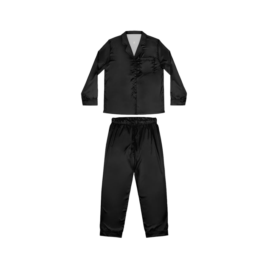 Black Women's Satin Pajamas