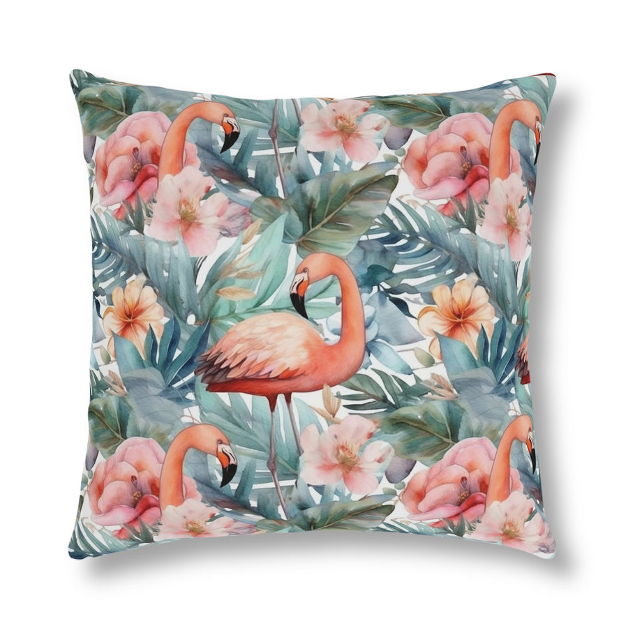 Flight of the Flamingo Waterproof Pillows