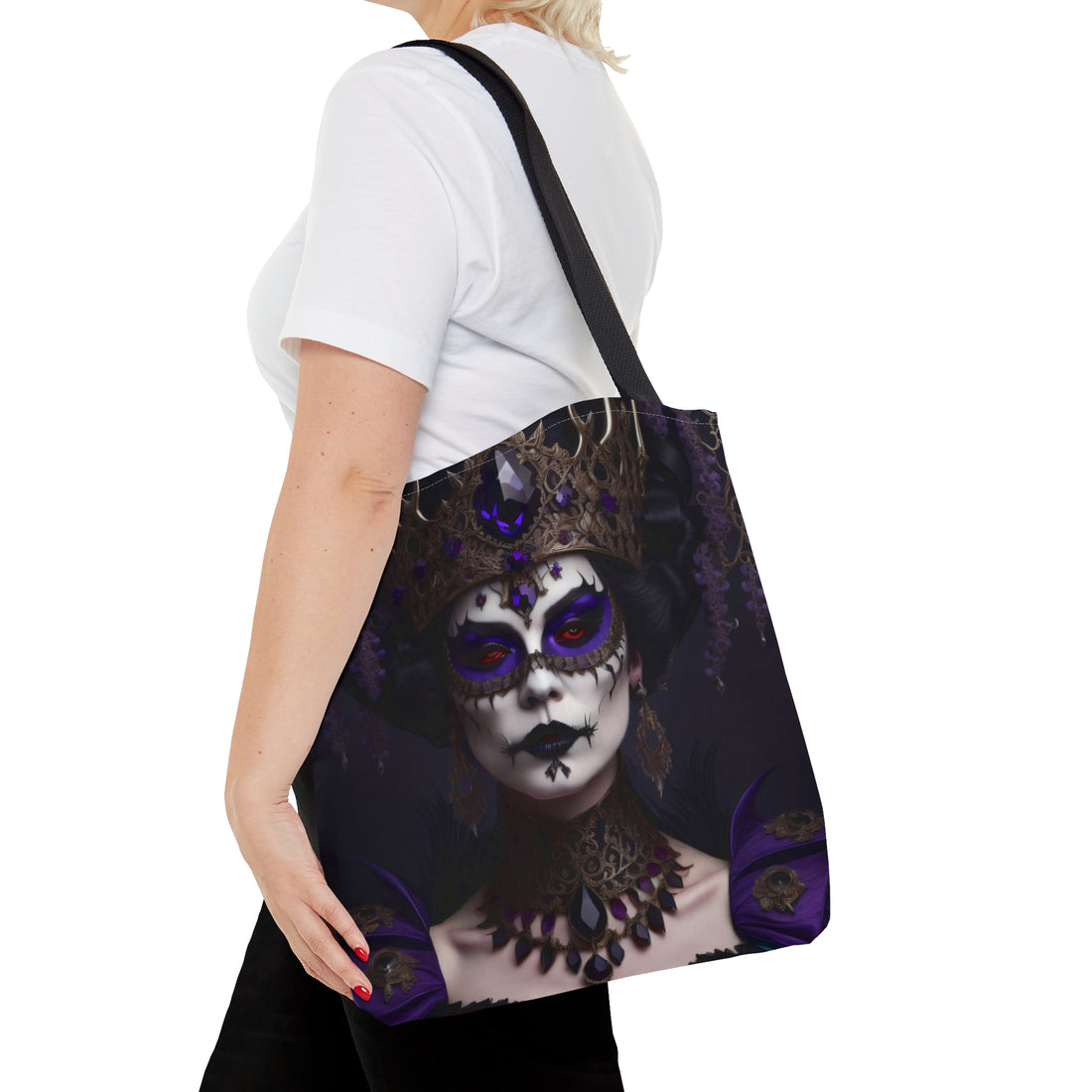 Evil Queen With Wisteria Halloween Adult Trick or Treat Loot Bag