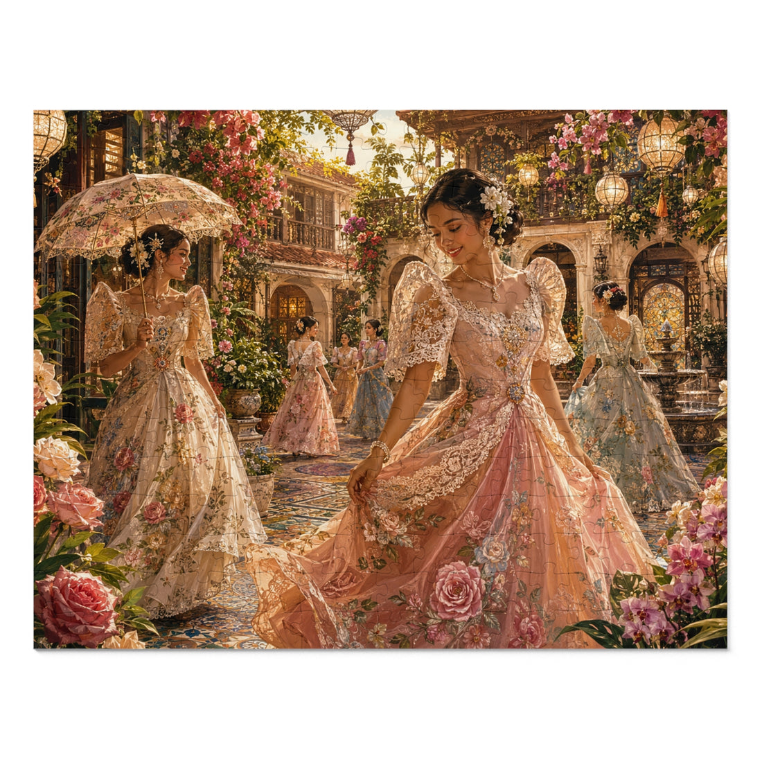 Filipiniana Garden Elegance Jigsaw Puzzle with Tin (252, 500, 1000 pcs)