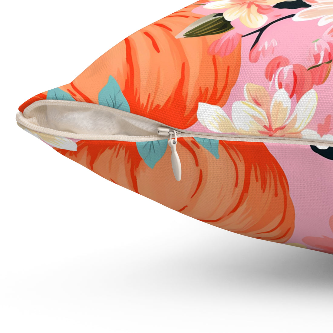 Blushing Fall Spun Polyester Square Pillow