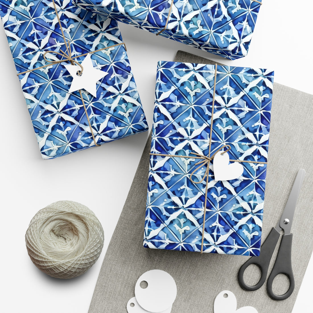 Talavera Tile Inspired Gift Wrap Papers