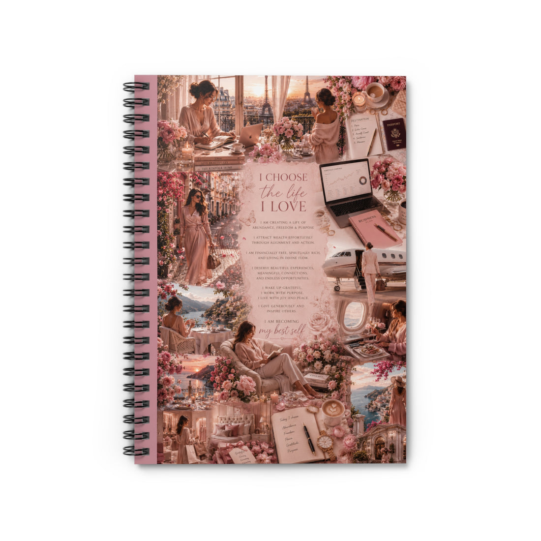I Choose The Life I LoveSpiral Notebook - Ruled Line