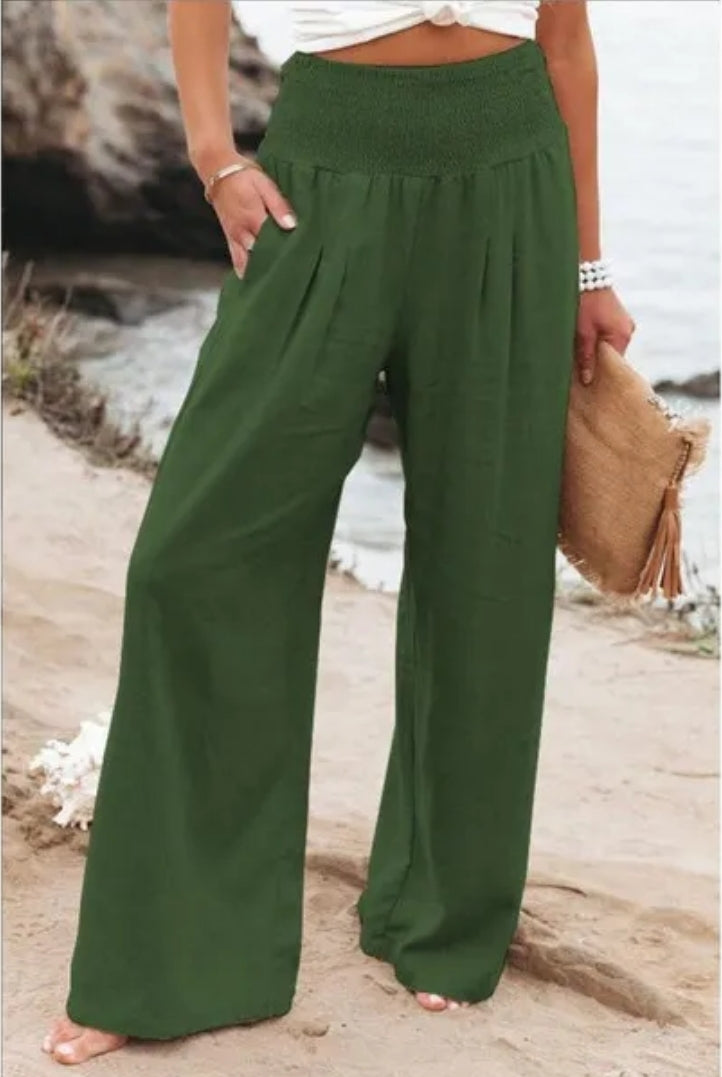 Amalfi Cool Wide Leg Trousers