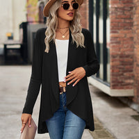 Open Front Long Sleeve Cardigan