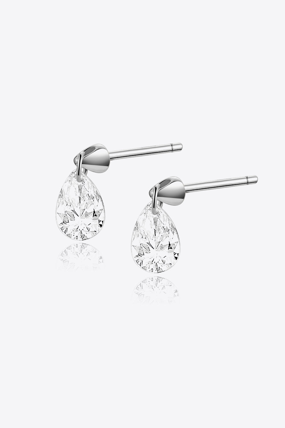 Zarina 925 Sterling Silver Teardrop Earrings