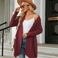 Casual Simplicity Long Sleeve Cardigan