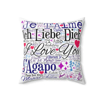 How To Say I Love You With A Square Pillow