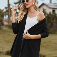 Open Front Long Sleeve Cardigan