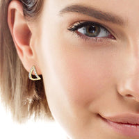 Moissanite Minimalist 925 Sterling Silver Earrings