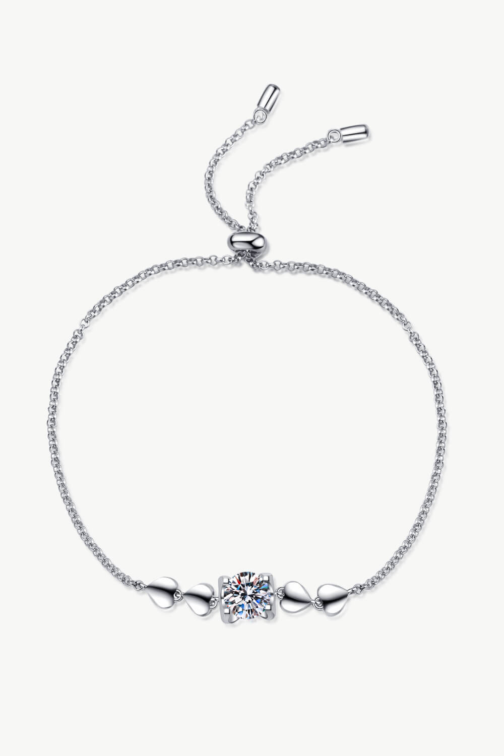 Sweet Heart 1 Carat Moissanite Bracelet