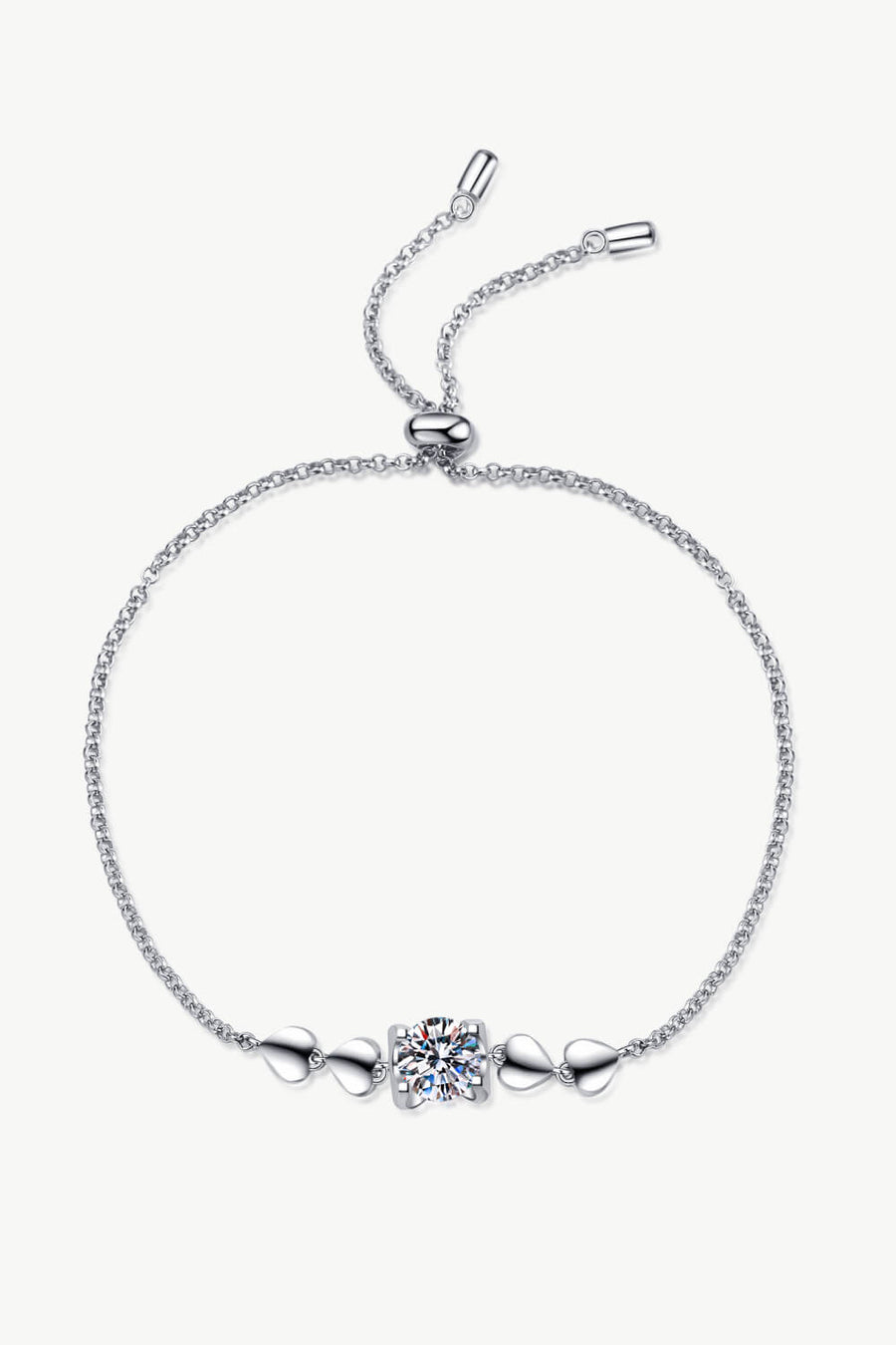 Sweet Heart 1 Carat Moissanite Bracelet