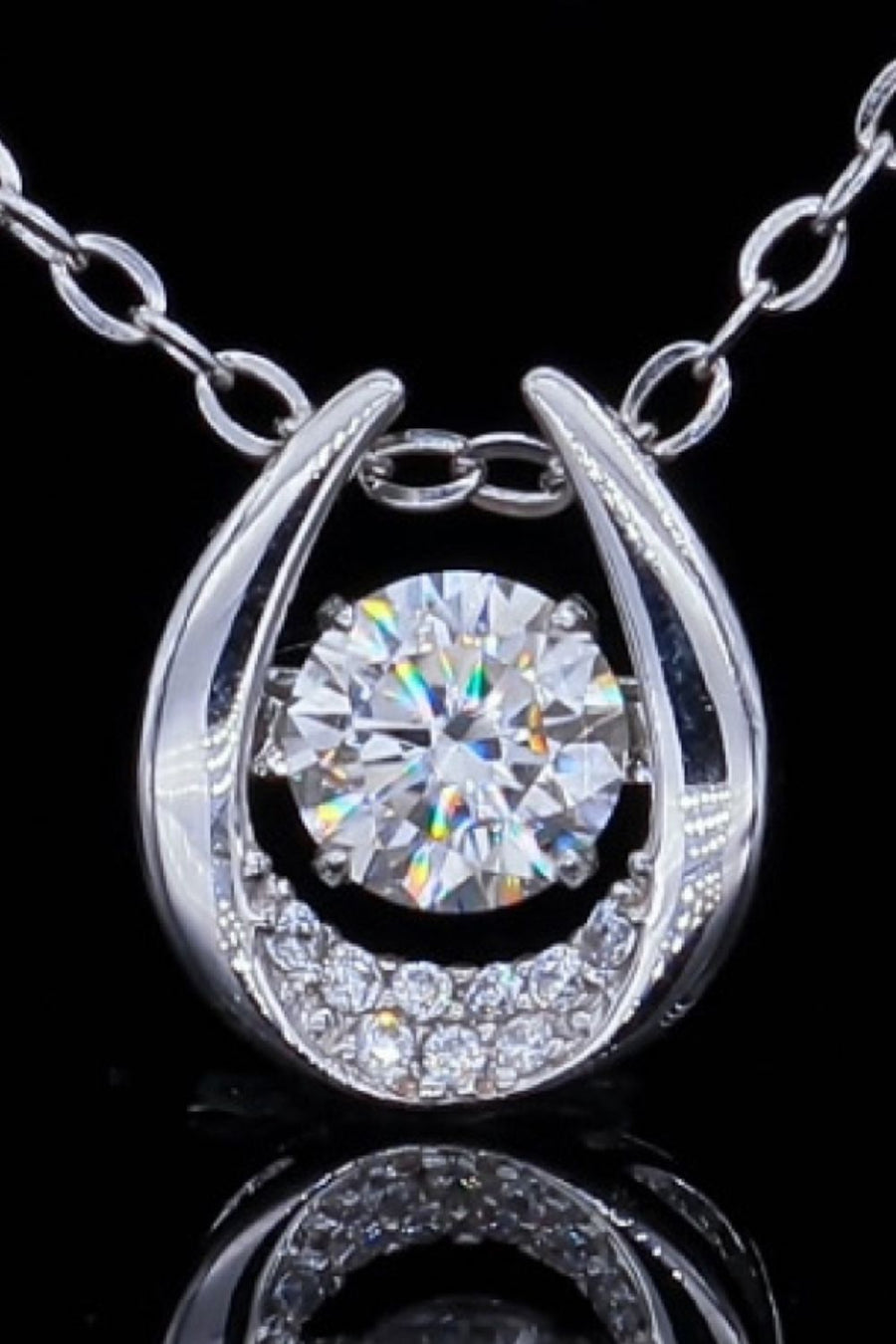 Erica Moissanite Zircon Pendant Necklace