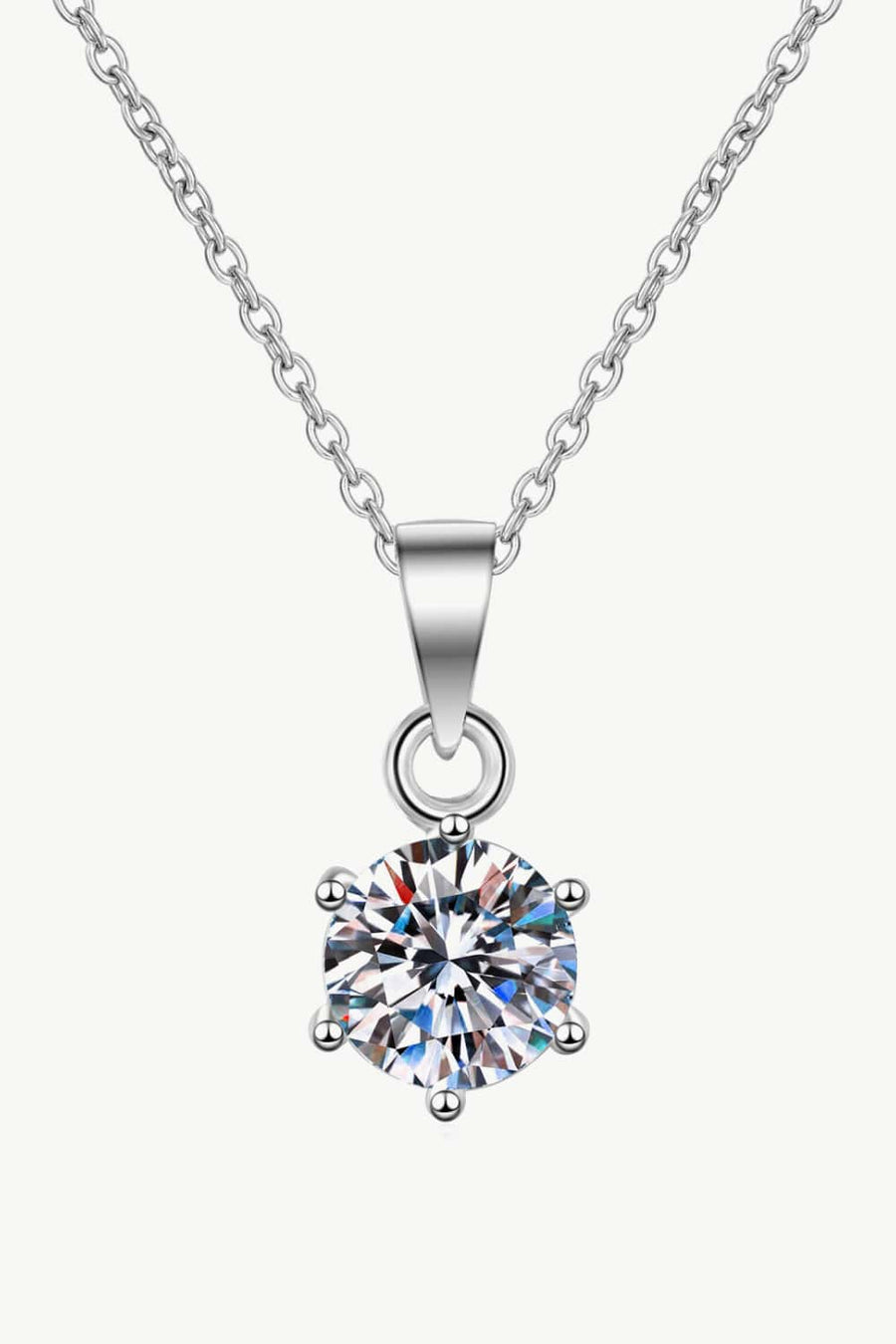 Get What You Need Moissanite Pendant Necklace