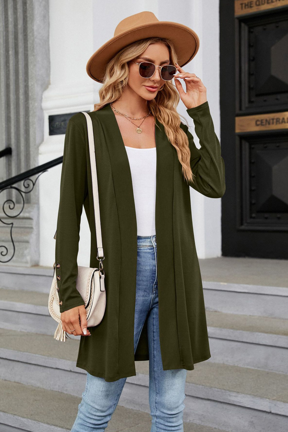Come Out And Have Fun Long Sleeve Open Front Cardigan