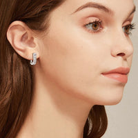 Moira 1 Carat Moissanite 925 Sterling Silver Earrings