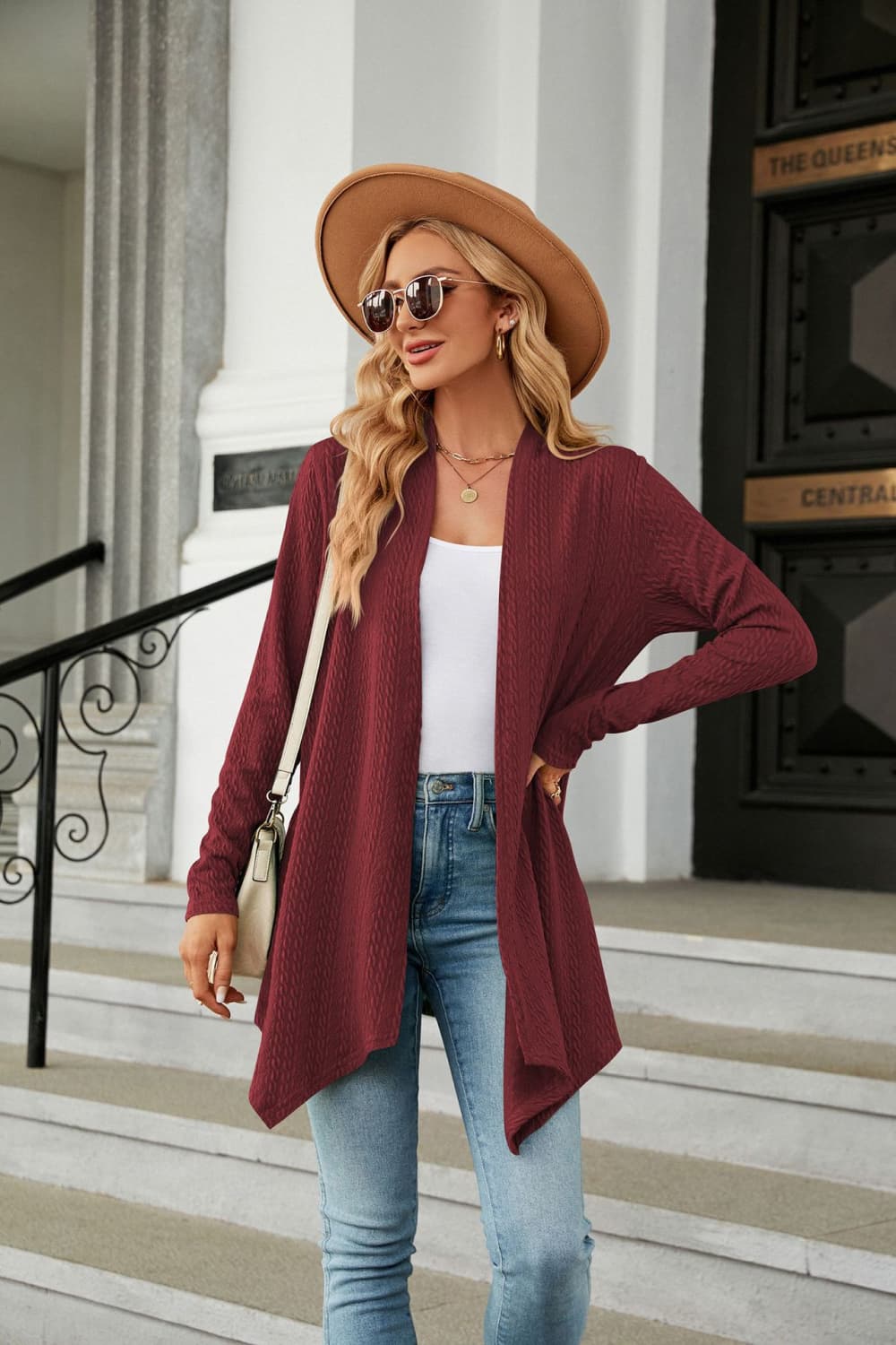 Casual Simplicity Long Sleeve Cardigan