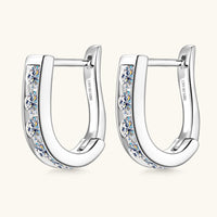 Moira 1 Carat Moissanite 925 Sterling Silver Earrings