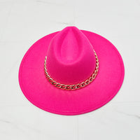 Fame Keep Your Promise Fedora Hat in Pink