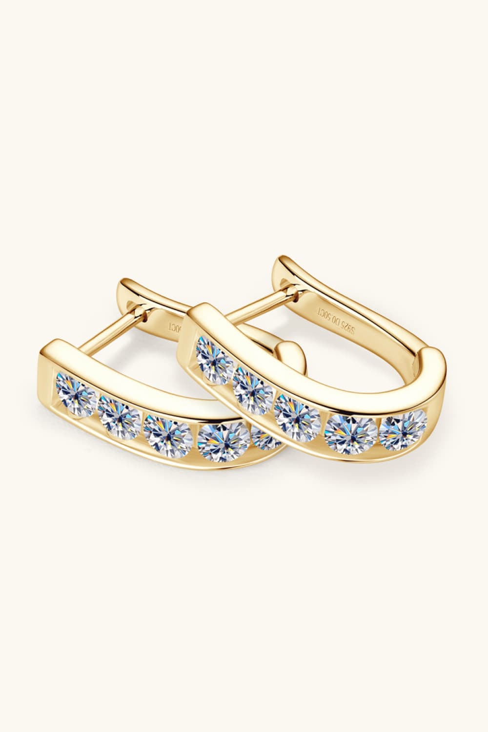 Moira 1 Carat Moissanite 925 Sterling Silver Earrings