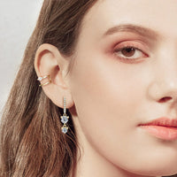 Be The One Moissanite Drop Earrings