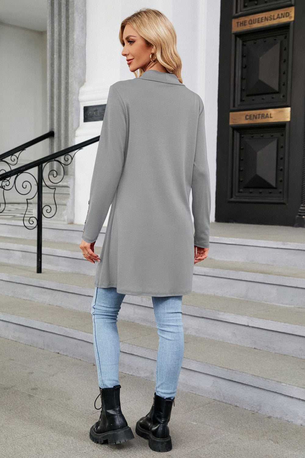 Come Out And Have Fun Long Sleeve Open Front Cardigan