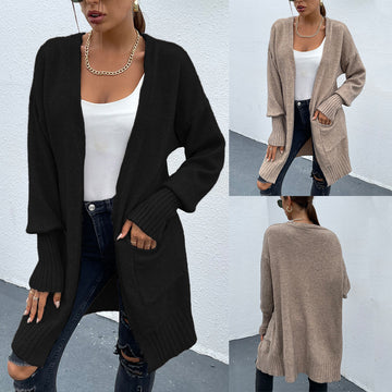 Long Open Front Cardigan