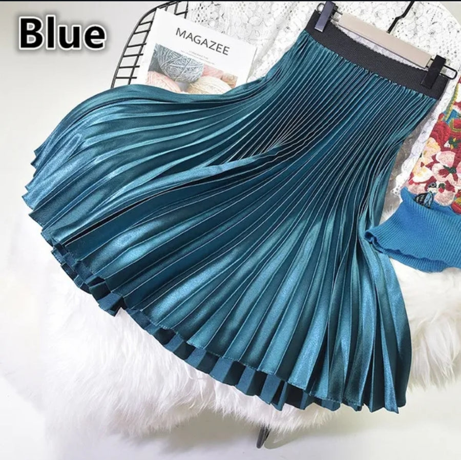 Origami Accordion Pleats Pull-On Skirt