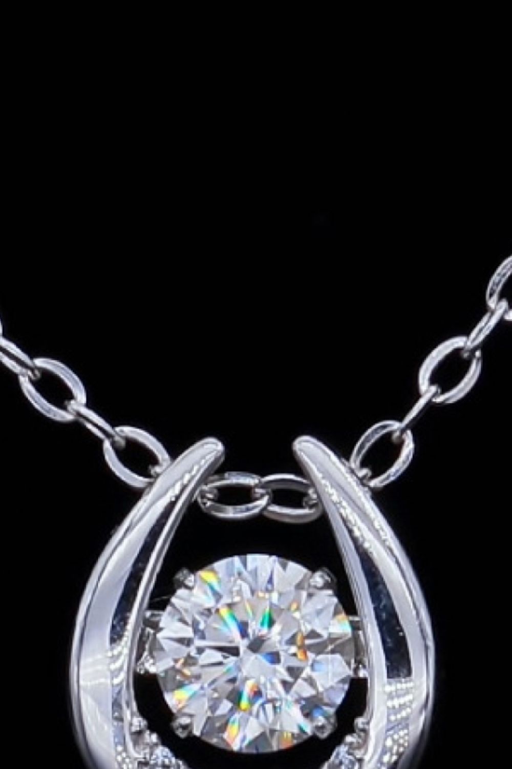 Erica Moissanite Zircon Pendant Necklace