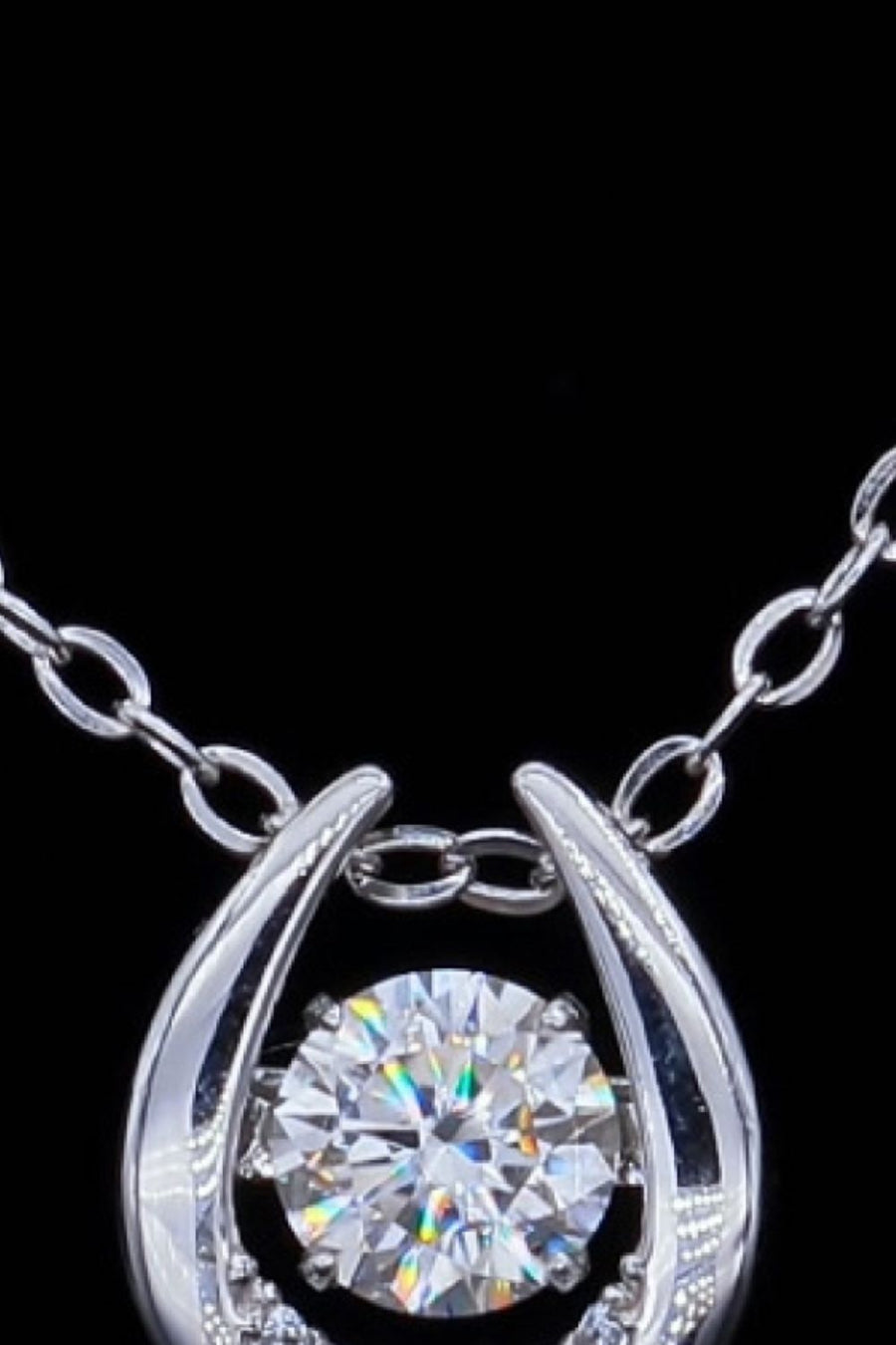 Erica Moissanite Zircon Pendant Necklace