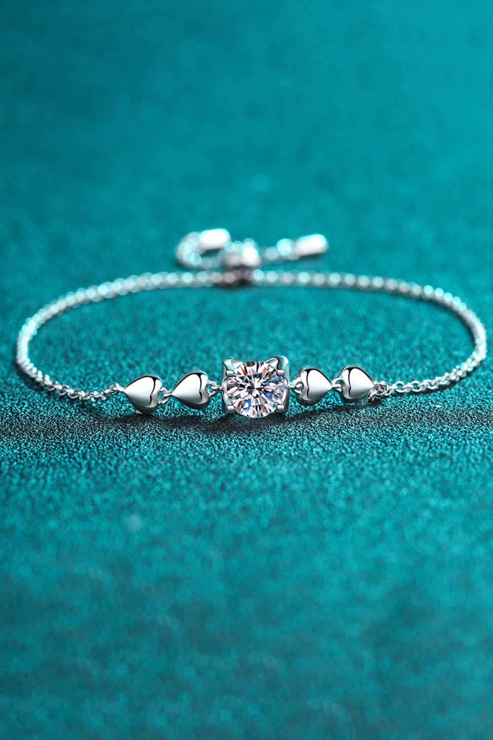 Sweet Heart 1 Carat Moissanite Bracelet