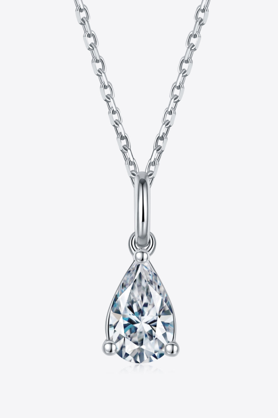 My Precious 1 Carat Moissanite 925 Sterling Silver Necklace