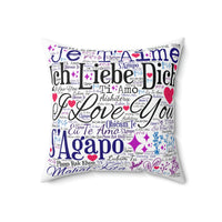 How To Say I Love You With A Square Pillow