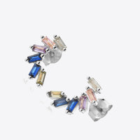 Multicolored Zircon 925 Sterling Silver Earrings