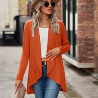 Open Front Long Sleeve Cardigan