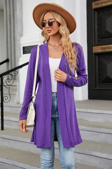 Come Out And Have Fun Long Sleeve Open Front Cardigan