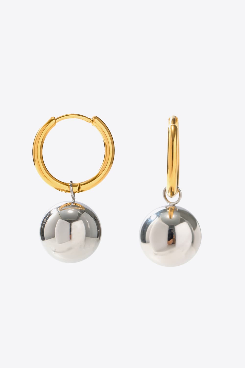 NYE Ball Drop 18K Gold-Plated Copper Ball Drop Earrings