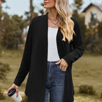 Open Front Long Sleeve Cardigan