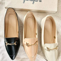Patricia Pointed Loafer with Horsebit Accents