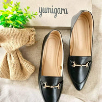 Patricia Pointed Loafer with Horsebit Accents